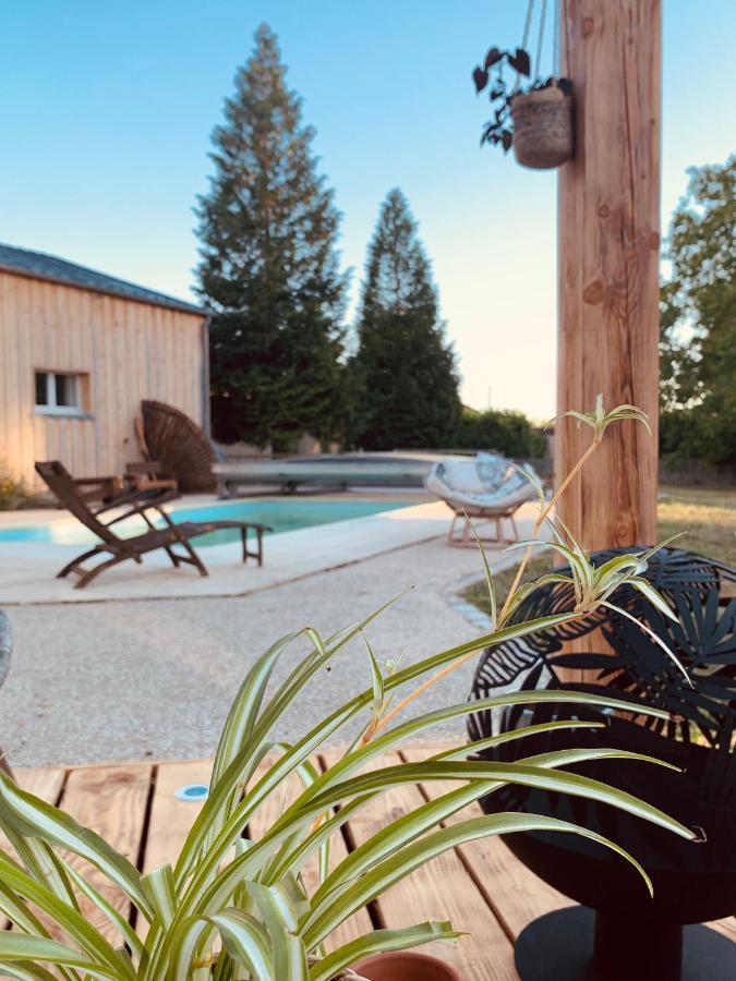 Pool House-L'Hirondelle De Sermizelles- Grand Jardin, Calme Et Nature Aux Portes Du Morvan Kültér fotó